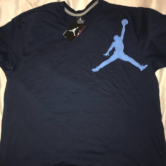 navy blue jordan shirts